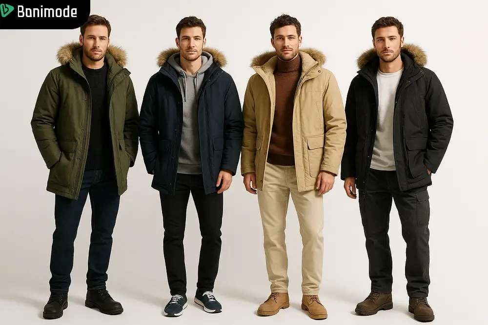 4 استایل پاییزی زمستانه مردانه با جکت پارکا