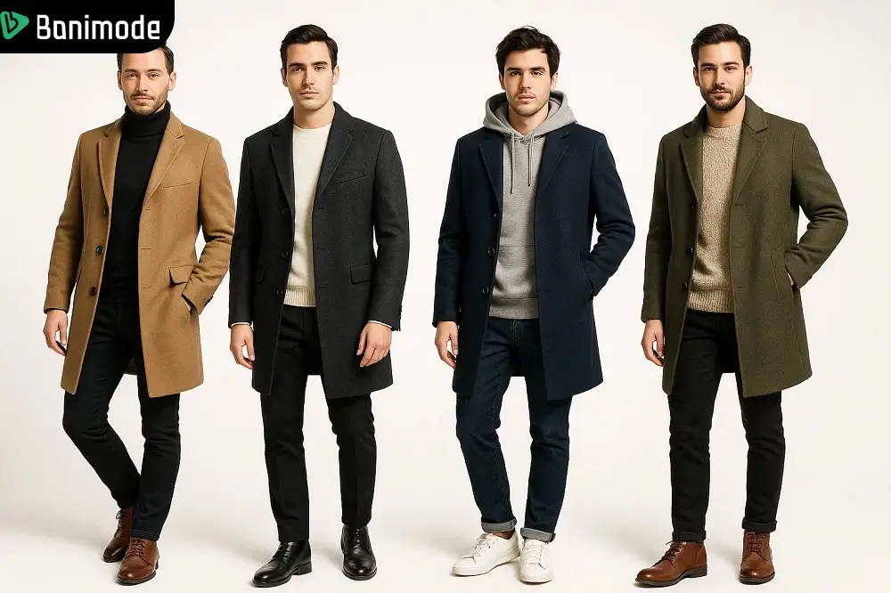 4 استایل متنوع پاییزی و زمستانه مردانه با پالتو
