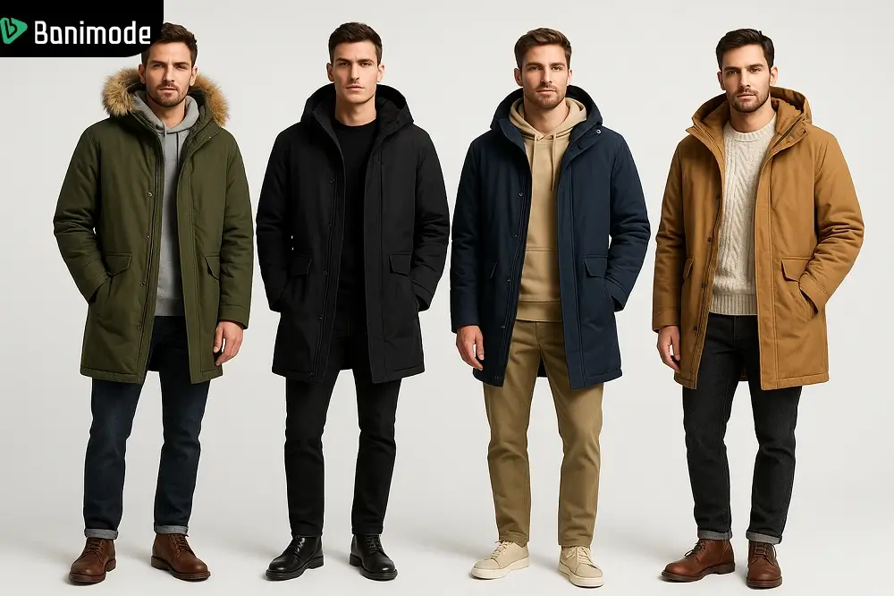 4 استایل پاییزی زمستانه مردانه با کاپشن پارکا