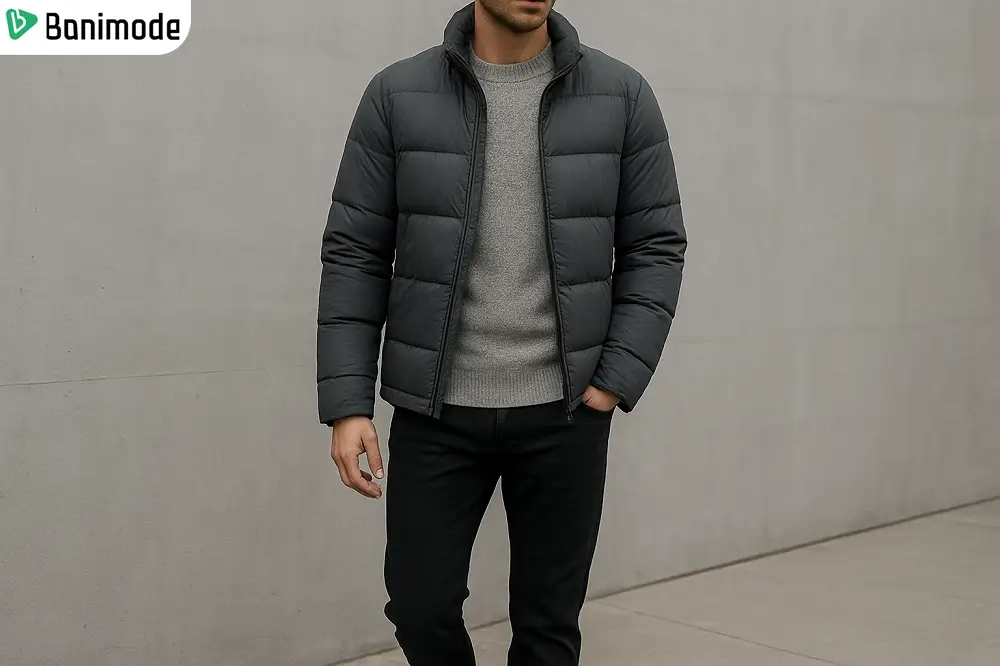 استایل مردانه با رنگ طوسی