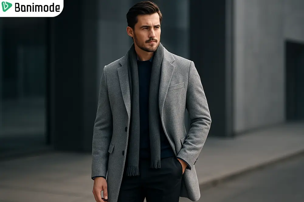 استایل مردانه با رنگهای سرمهای و آبی نفتی