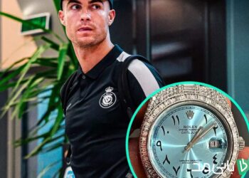 عکس ساعت رونالدو در تهران