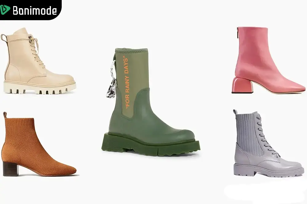 انواع بوتها و نیمبوتهای شیک زنانه در رنگ بندیهای مختلف