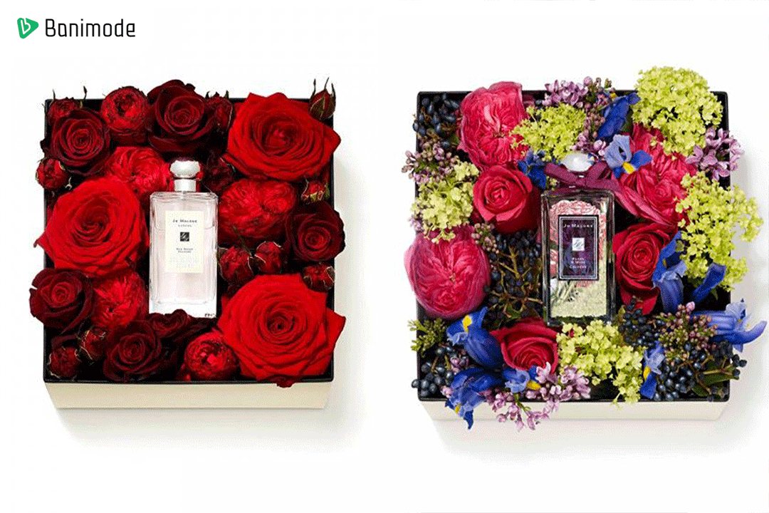 هدیه عطر و گل برای ولنتاین