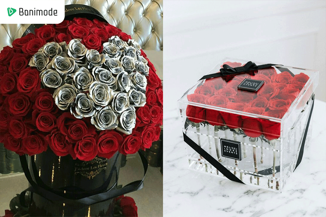 باکس گل برای ولنتاین