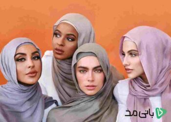 آموزش بستن شال برای مهمانی