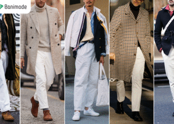 نحوه ست کردن شلوار جین سفید برای مردان