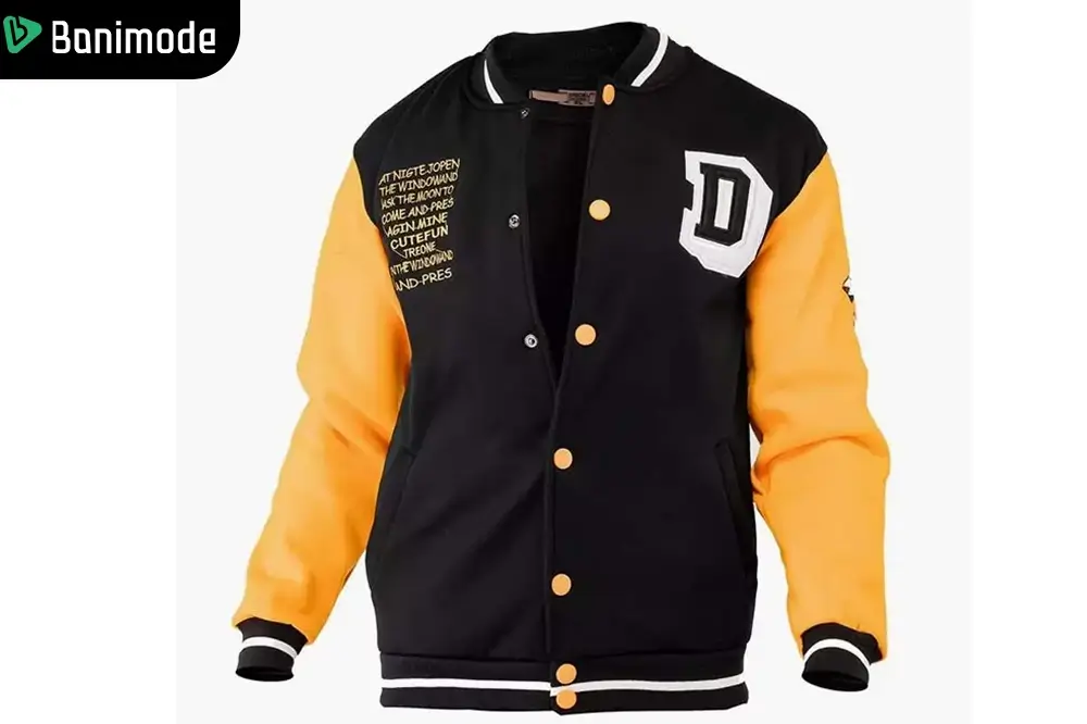 سویشرت اسپرت پسرانه و دخترانه رنگ مشکی و زرد