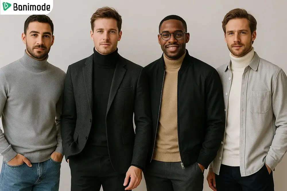 انواع استایل مردانه با پلیور