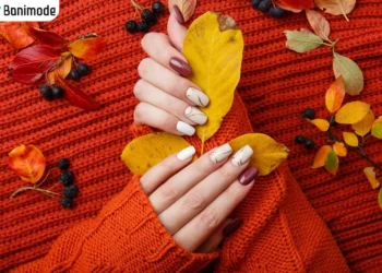 لاک ناخن طرح پاییز