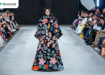 حضور ساره، ربات انسان‌نمای سعودی در هفته مد ریاض