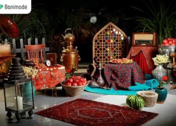 نمونه‌ای از تم یلدایی