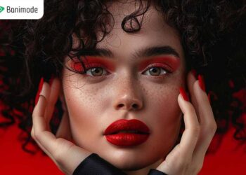 میکاپ یلدایی رنگ قرمز