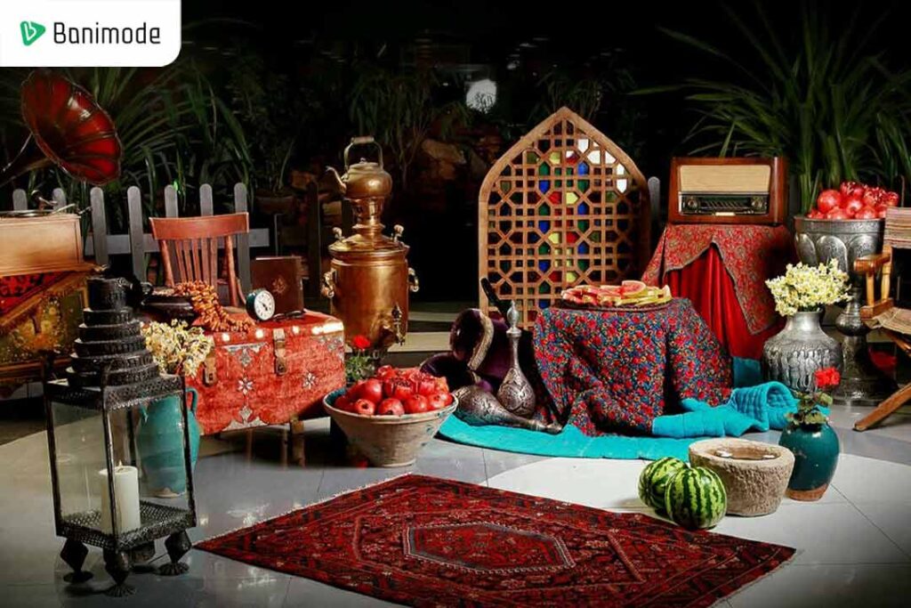 نمونه‌ای از تم یلدایی