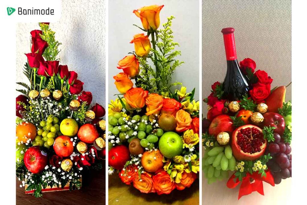 نمونه‌های تزئین میوه یلدایی