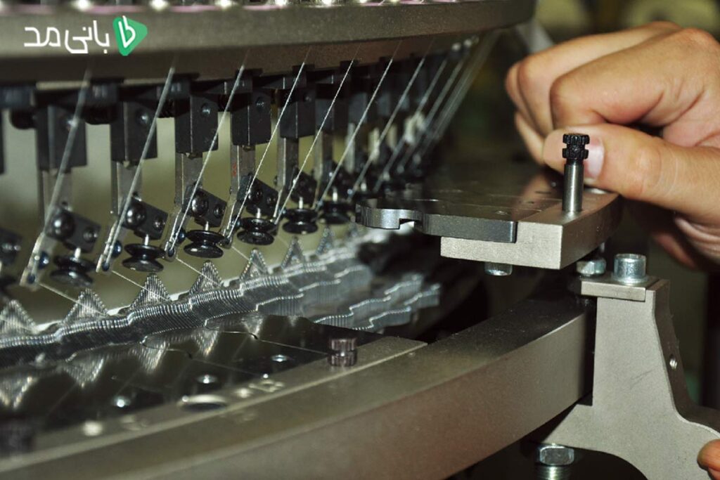 تصویر ماشین پارچه بافی 