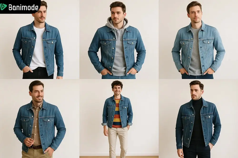 مدل‌های مختلف استایل کژوال مردانه با کت جین