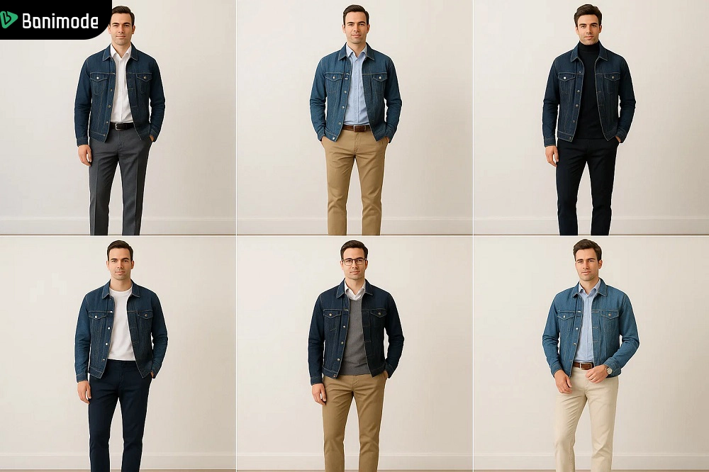 مدل‌های مختلف استایل رسمی مردانه با کت جین