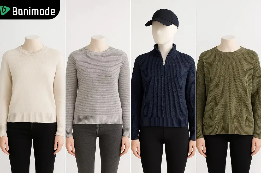 سویشرت زنانه بافت