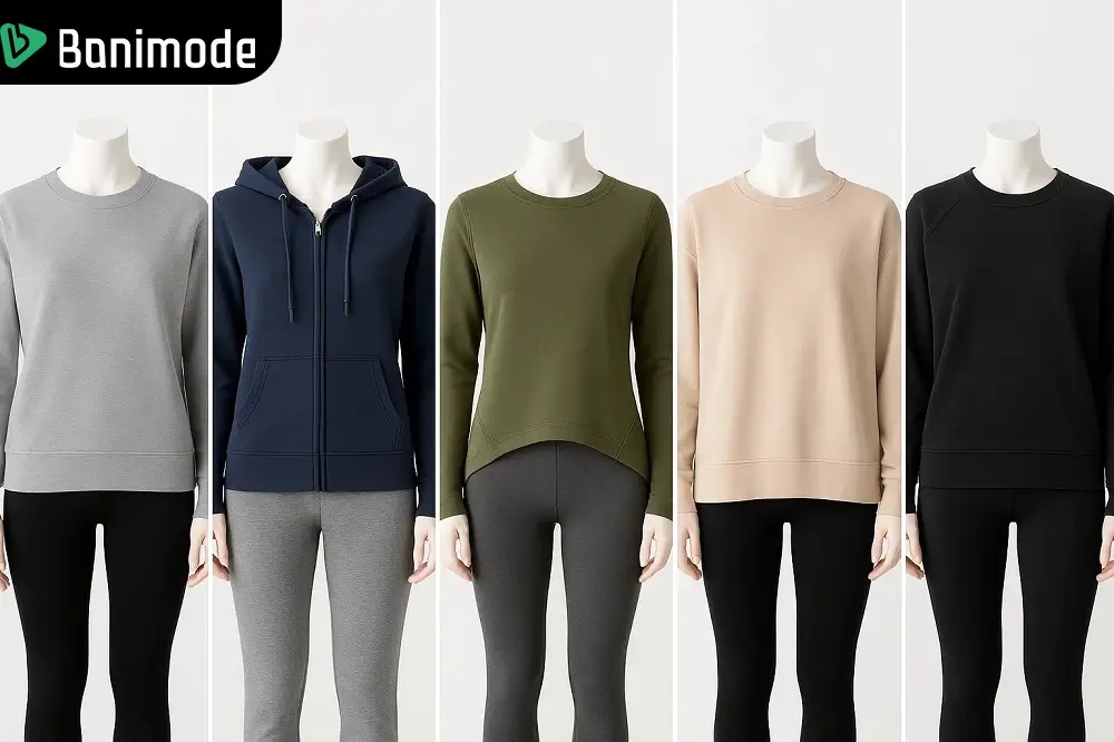 انواع سویشرت زنانه آستین بلند