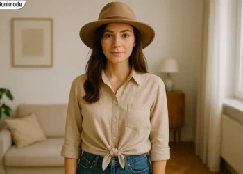 مدل گره جلوی شومیز زنانه