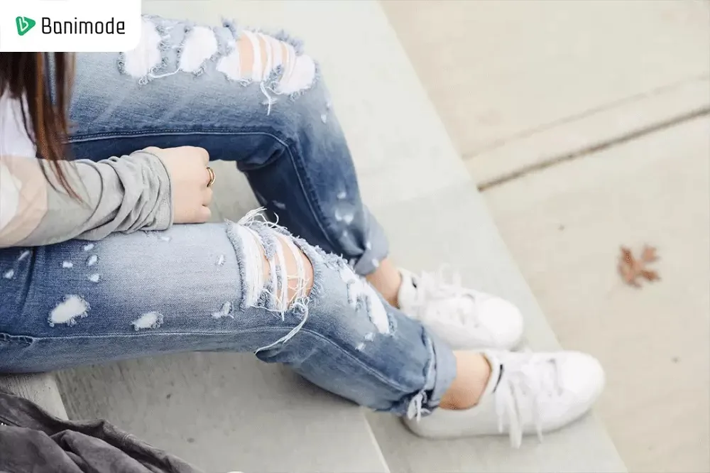 شلوار جین زنانه بوی فرند