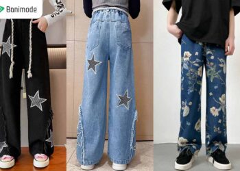 استایل کردن شلوار جین طرحدار