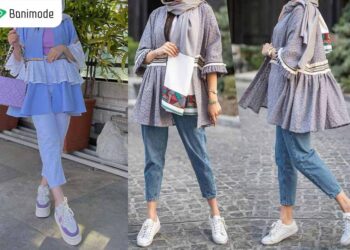 ست کردن شلوار جین مام استایل