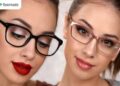 نحوه آرایش با عینک