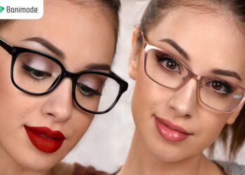 نحوه آرایش با عینک