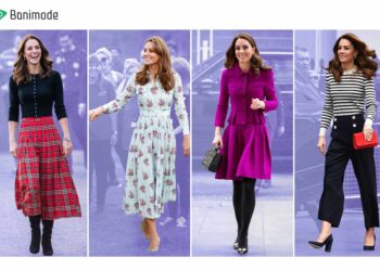 لباس پوشیدن به سبک کیت میدلتون