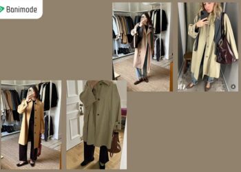 انواع استایل به‌روز با مانتوهای قدیمی