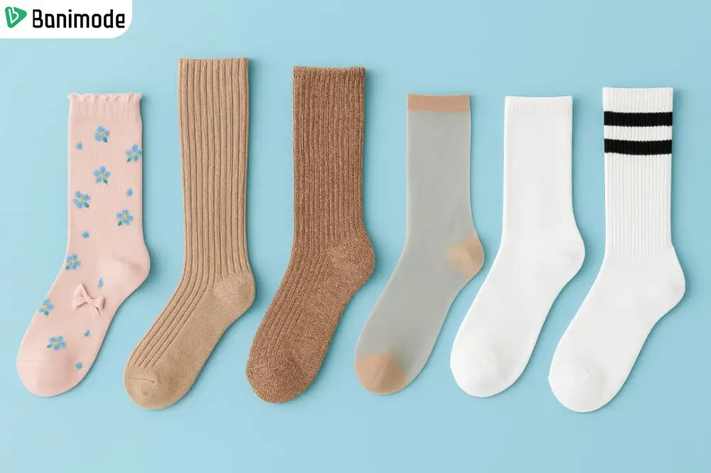 مدل‌های مختلف جوراب ساق بلند