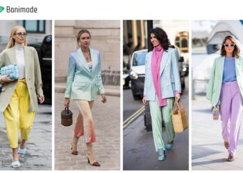 انواع استایل با رنگ های پاستلی بهاره