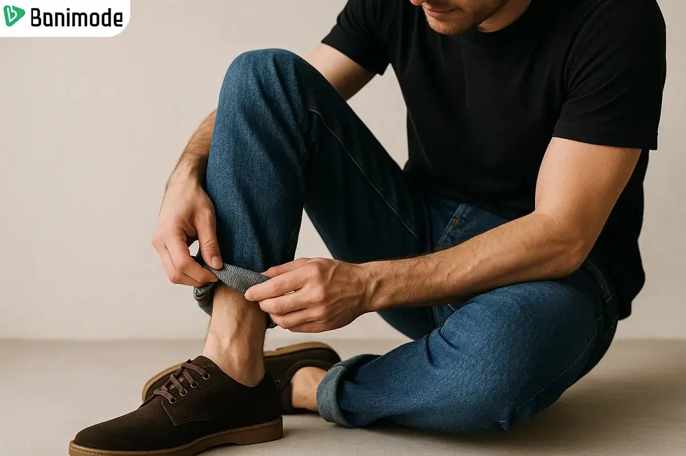 نحوه تا کردن پاچه شلوار