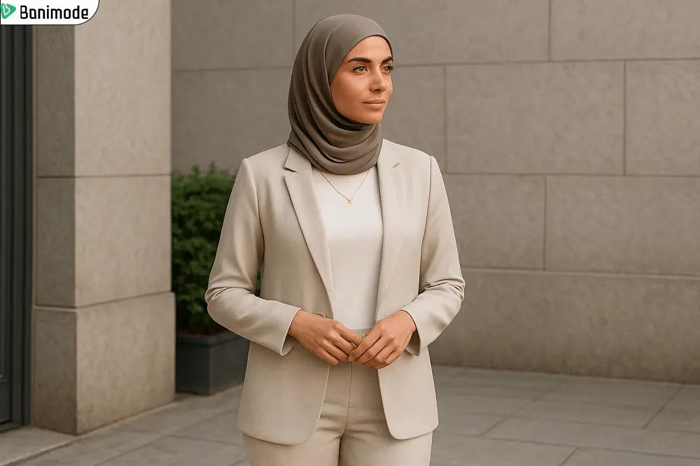 استایل مینیمال با تاپ زیر شومیز و مانتو