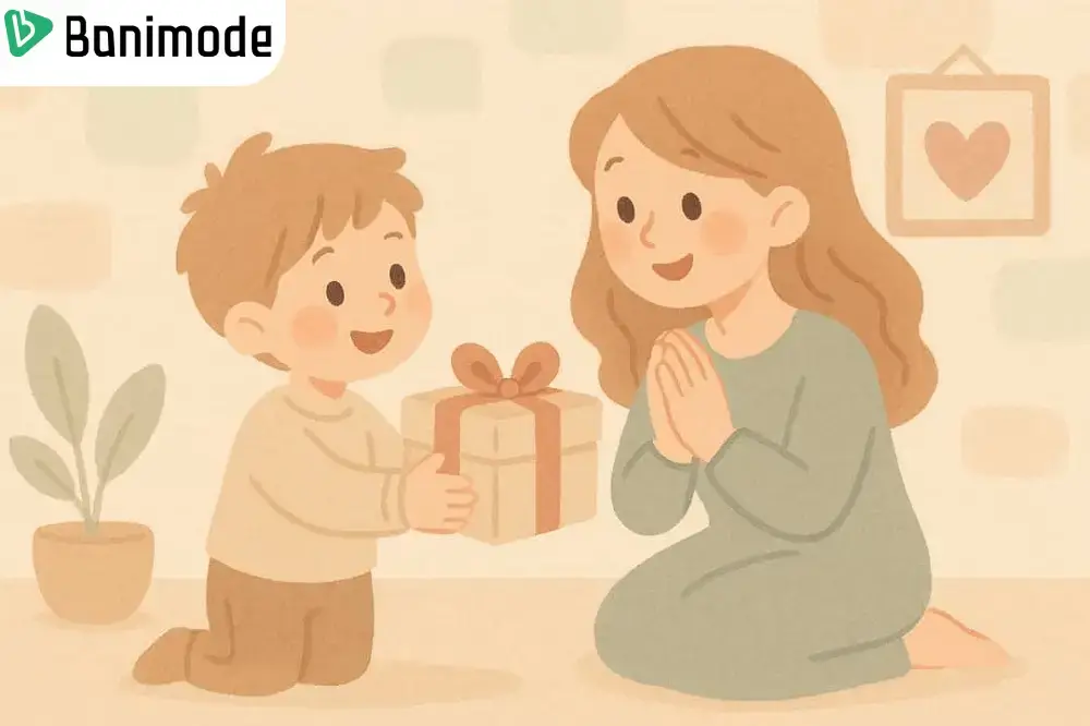 هدیه فرزند به مادر در روز مادر