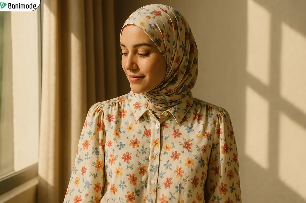 مدل شومیز زنانه گلدار 