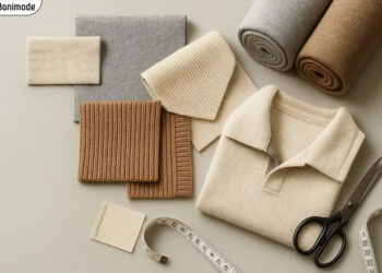 انواع پارچه دورس دونخ سه نخ و چهارنخ. تصویر توسط هوش مصنوعی تولید شده است