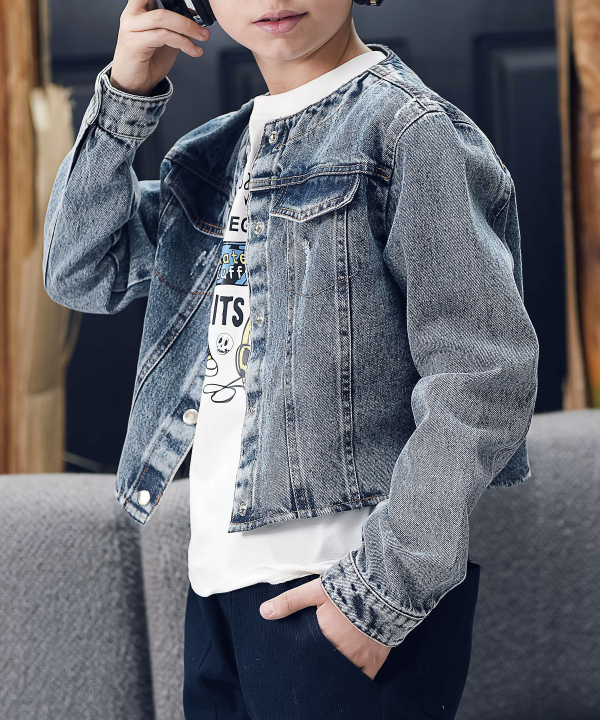 استایل جین روی جین کودک | بانی مد