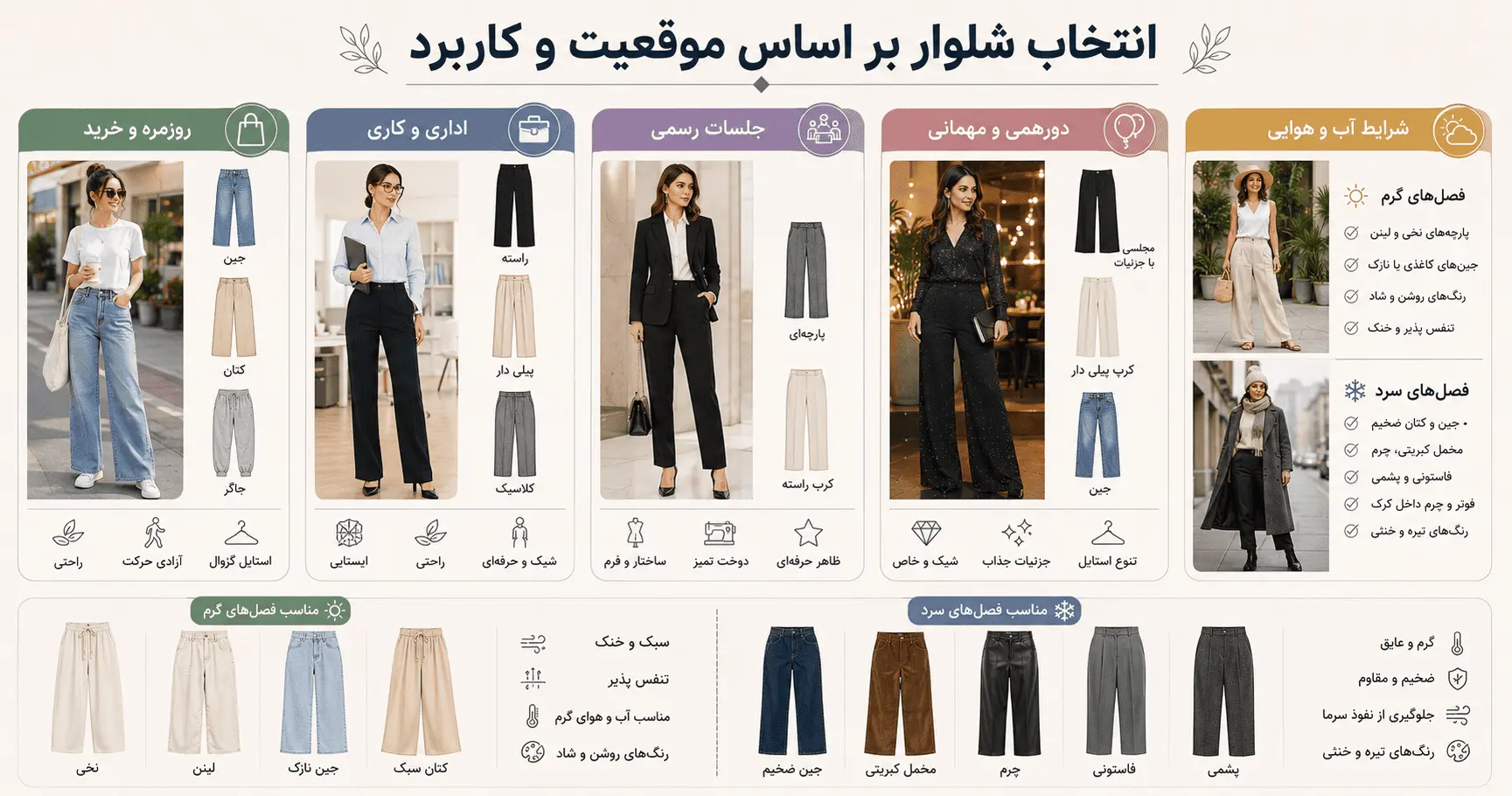 مدل شلوار زنانه 
